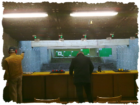 Stand di tiro a fuoco con 5 linee a m. 15